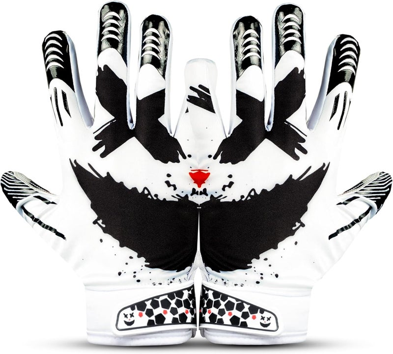 Repsters Jester 4.0 Football Gloves – Elite Pro Grip Receiver Gloves for Adults & Youth – Sticky Grip Football Gloves for Game Day, Training, High School, College, Style Wide Receiver Gear - Image 1